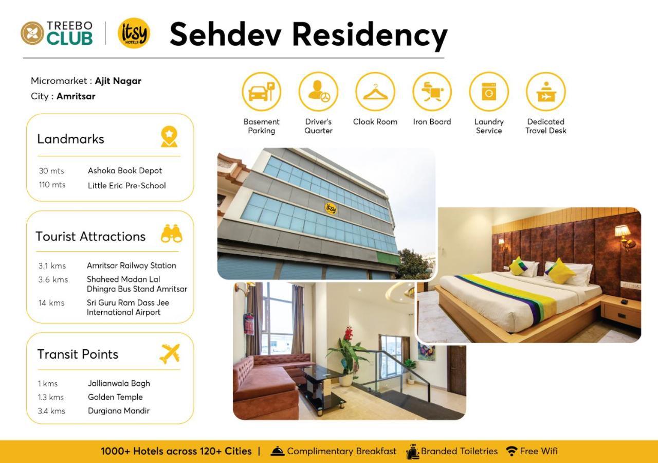 Itsy Hotels Sehdev Residency, Near Golden Temple Амритсар Экстерьер фото